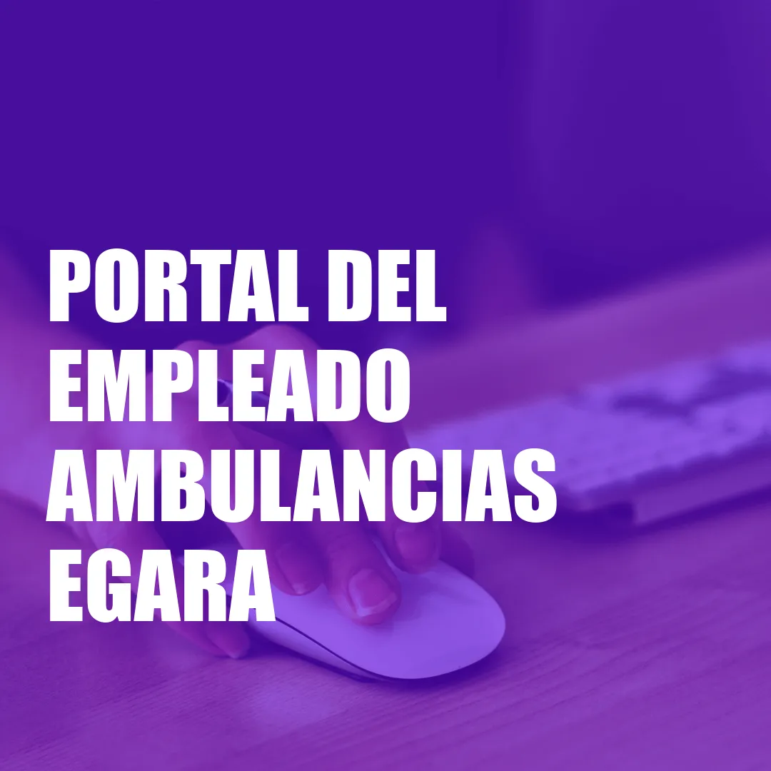 Portal del Empleado Ambulancias Egara