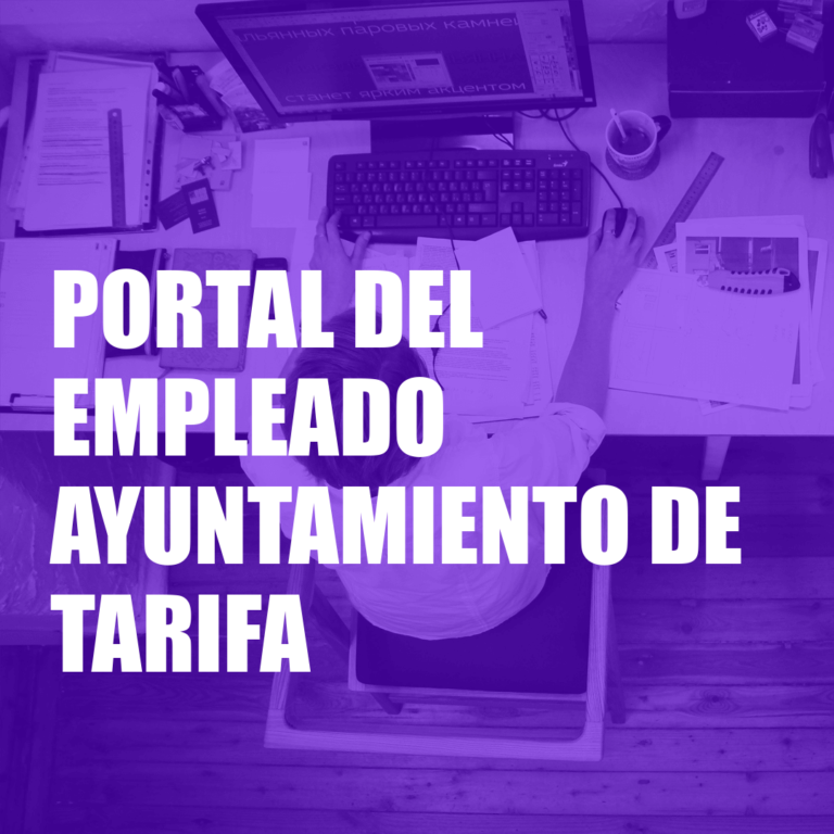 Portal del Empleado Ayuntamiento de Tarifa