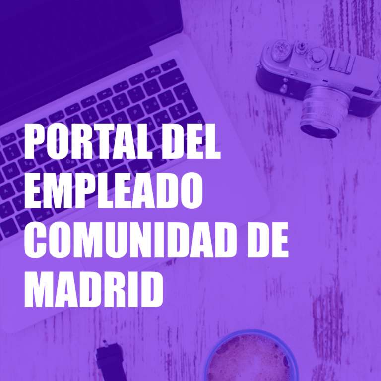 Portal del Empleado Comunidad de Madrid