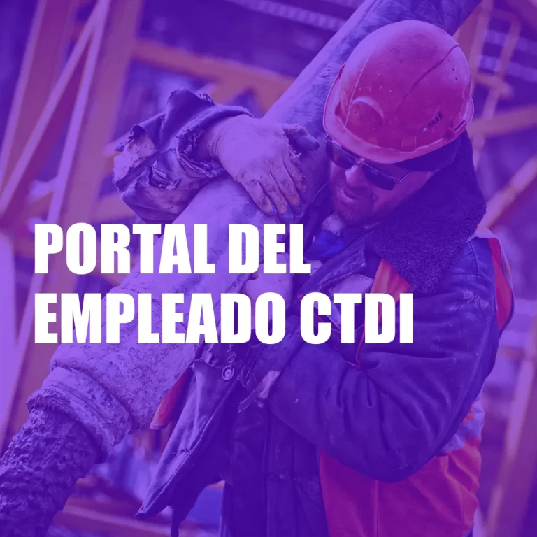 Portal del Empleado CTDI