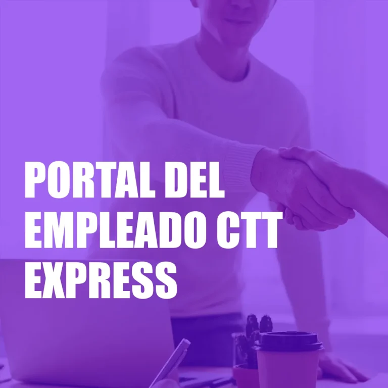 Portal del Empleado Ctt Express