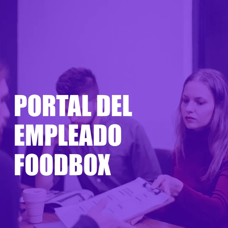Portal del Empleado Foodbox