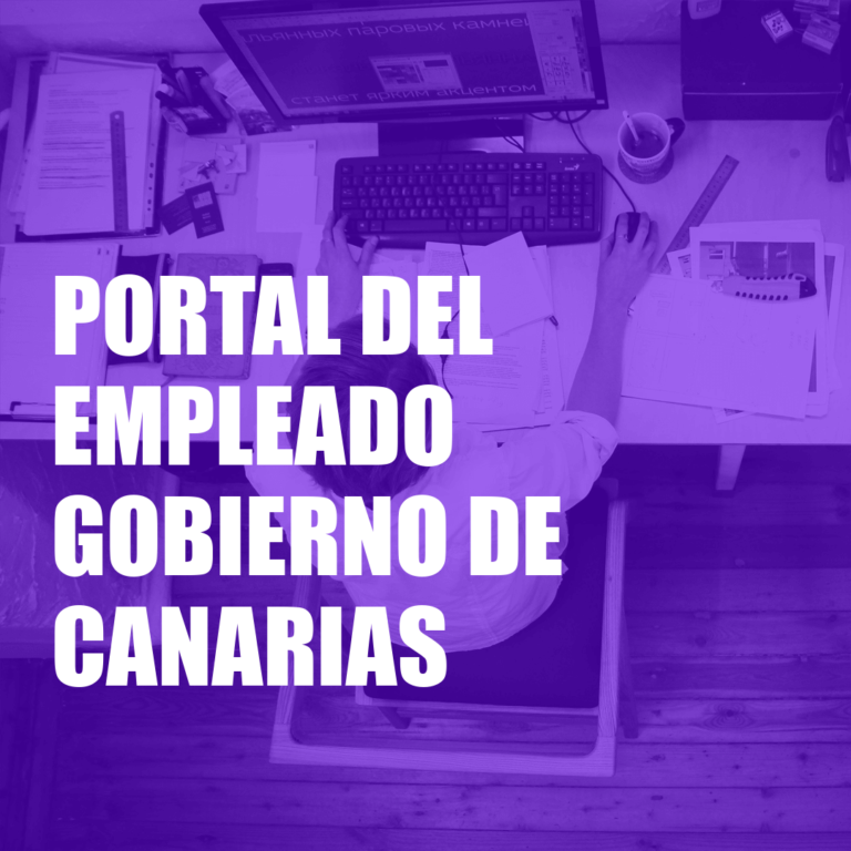 Portal del Empleado Gobierno de Canarias
