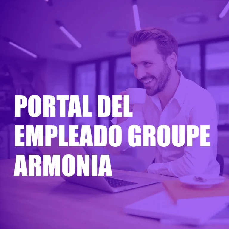 Portal del Empleado Groupe Armonia