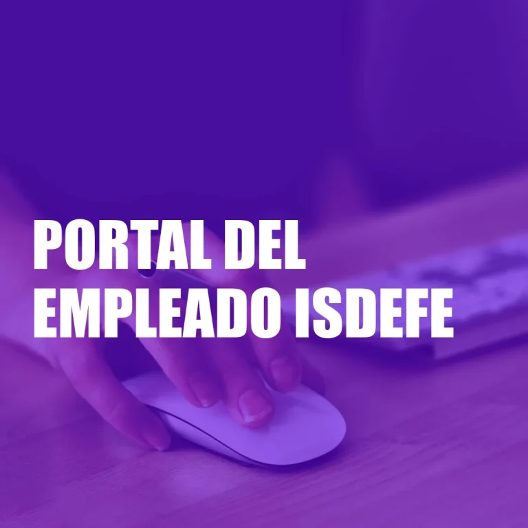 Portal del Empleado ISDEFE