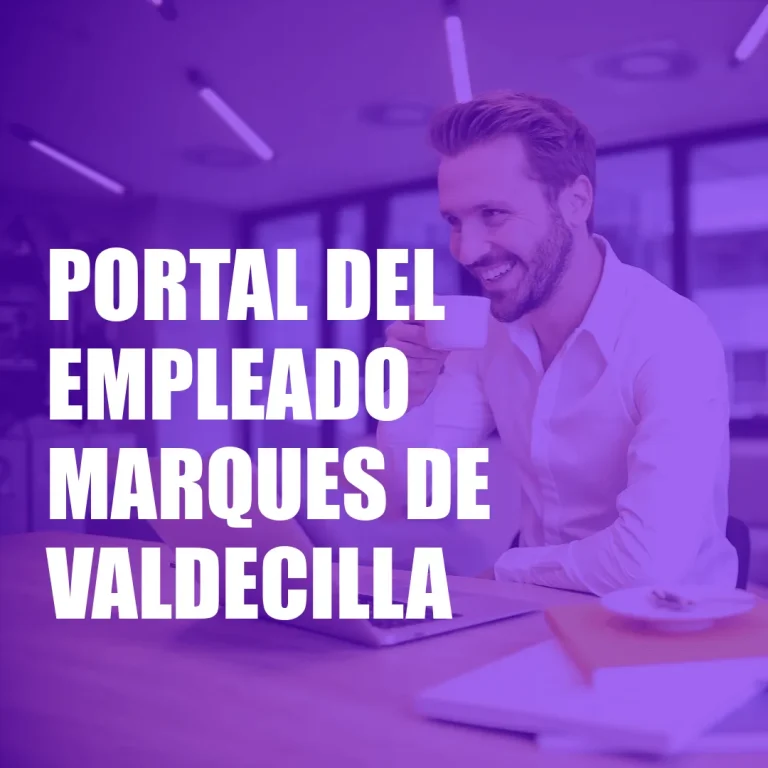 Portal del Empleado Marques de Valdecilla
