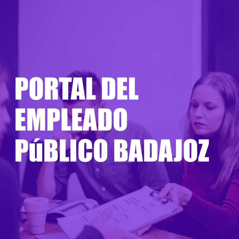 Portal del Empleado Público Badajoz