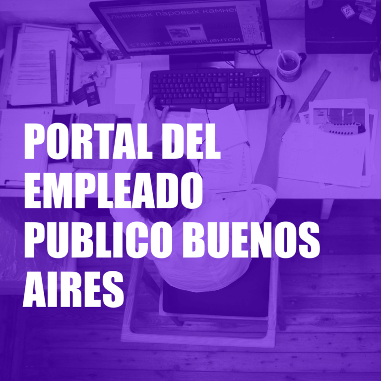 Portal del Empleado Publico Buenos Aires