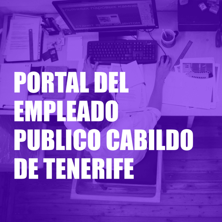 Portal del Empleado Publico Cabildo de Tenerife