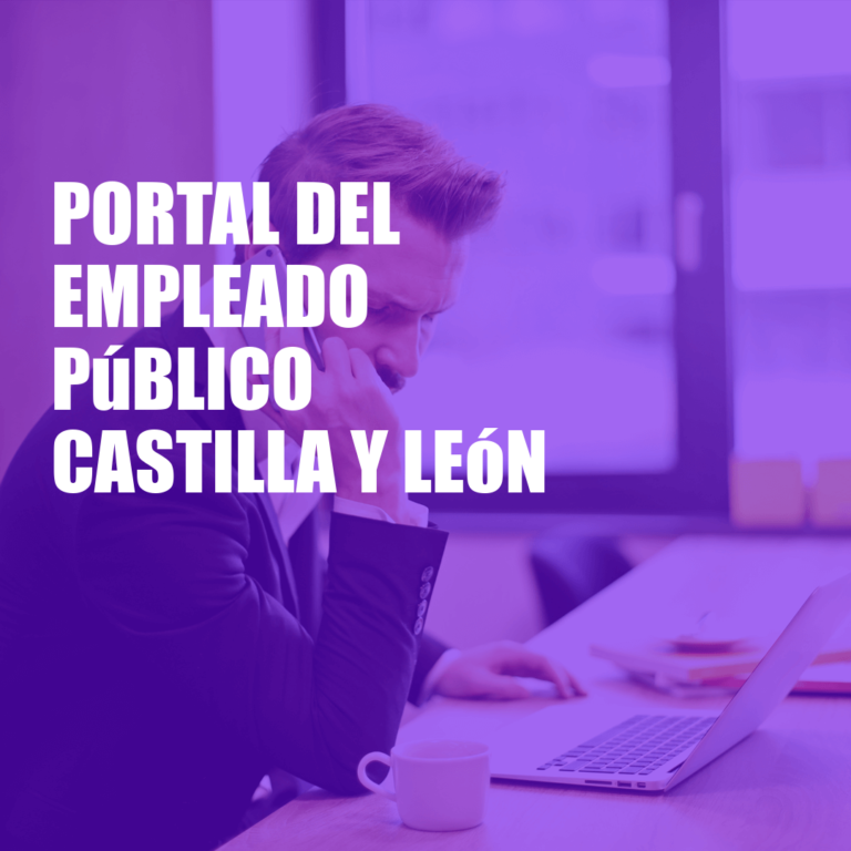 Portal del Empleado Público Castilla y León