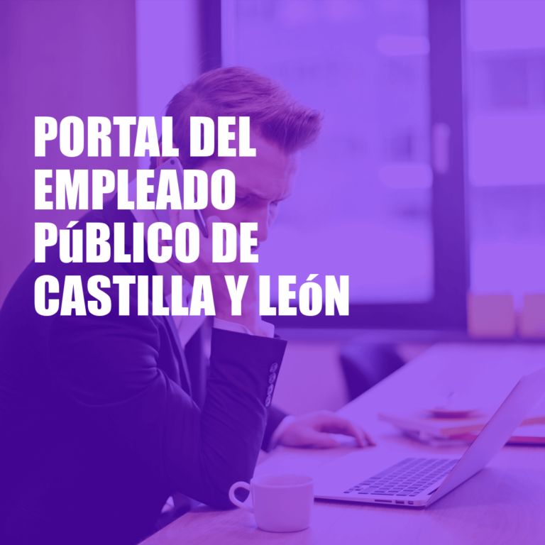 Portal del Empleado Público de Castilla y León