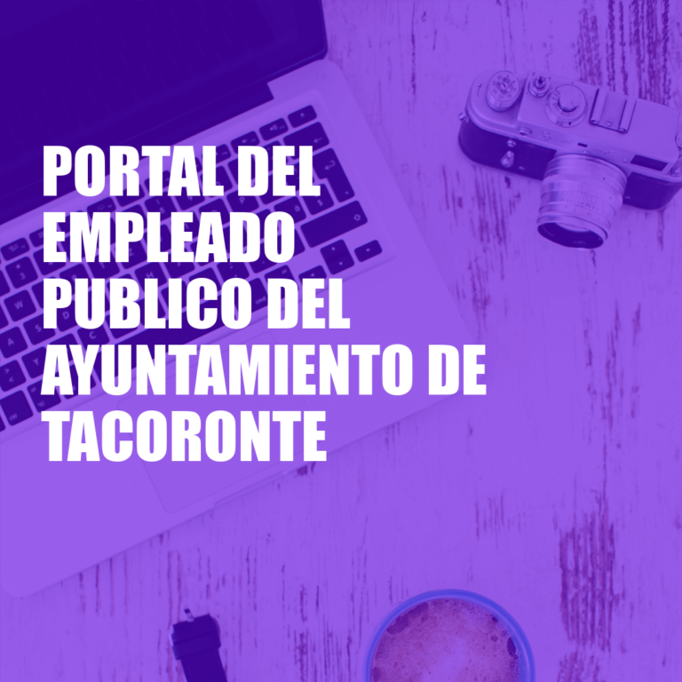 Portal del Empleado Público del Ayuntamiento de Tacoronte
