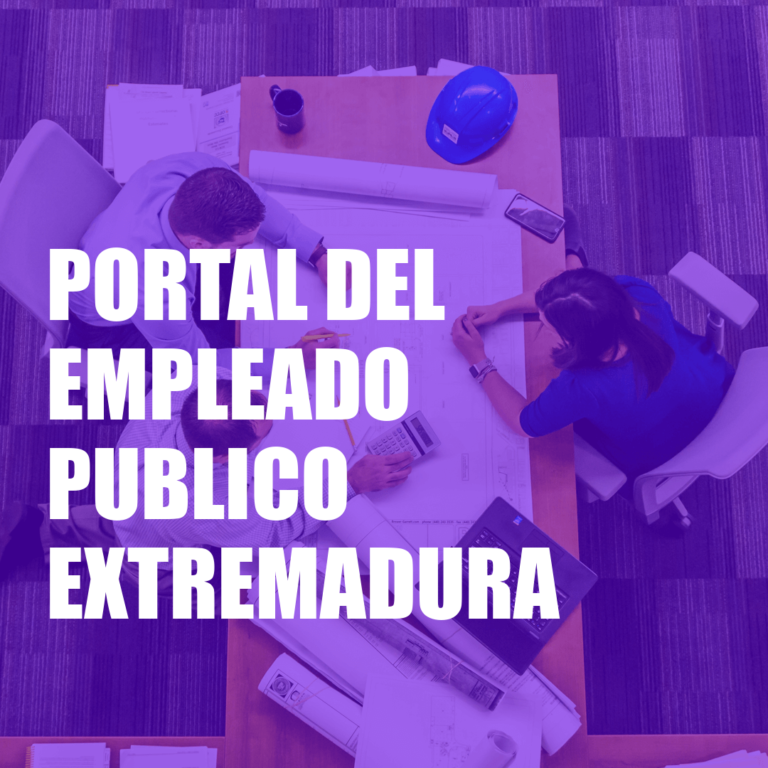 Portal del Empleado Publico Extremadura