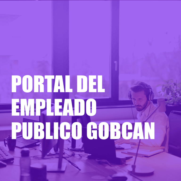 Portal del Empleado Público GOBCAN