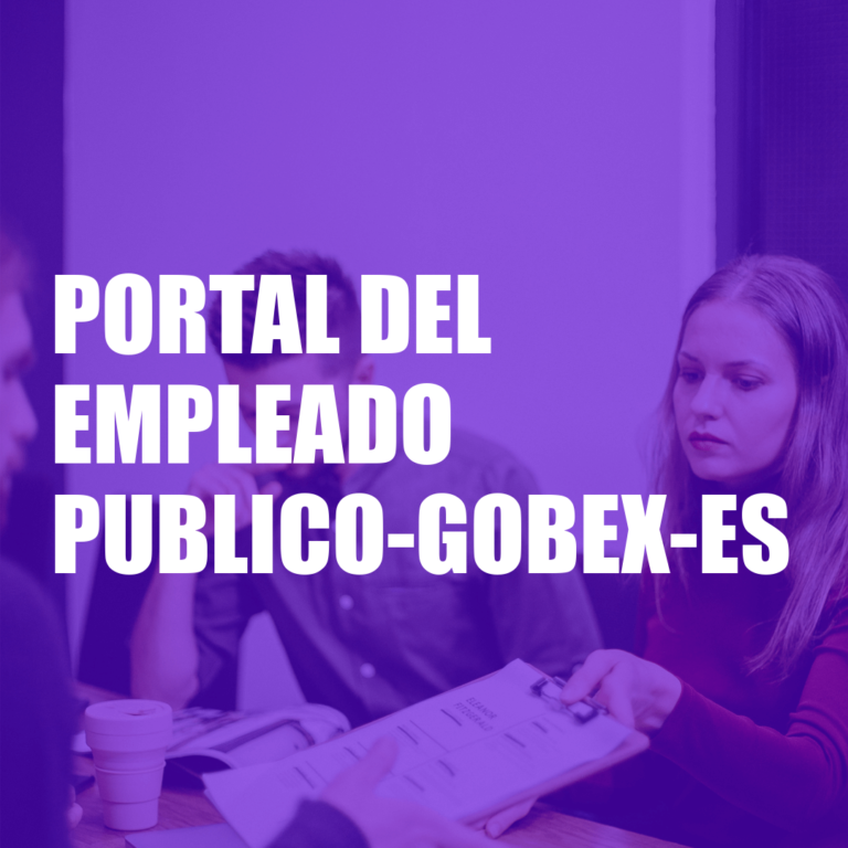 Portal del Empleado Público.gobex.es