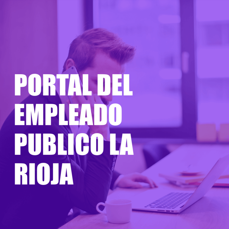 Portal del Empleado Público La Rioja