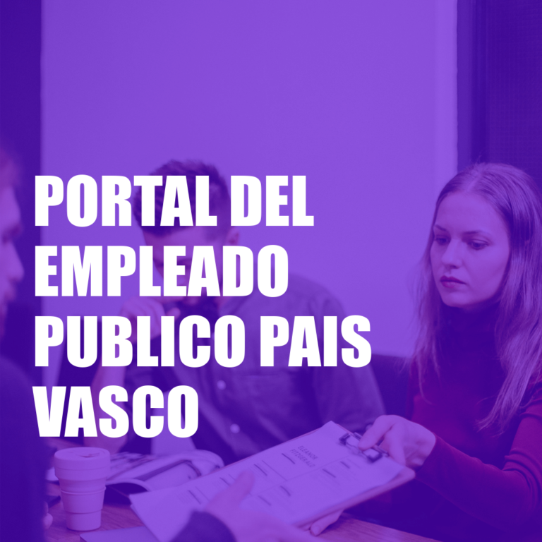 Portal del Empleado Público Pais Vasco