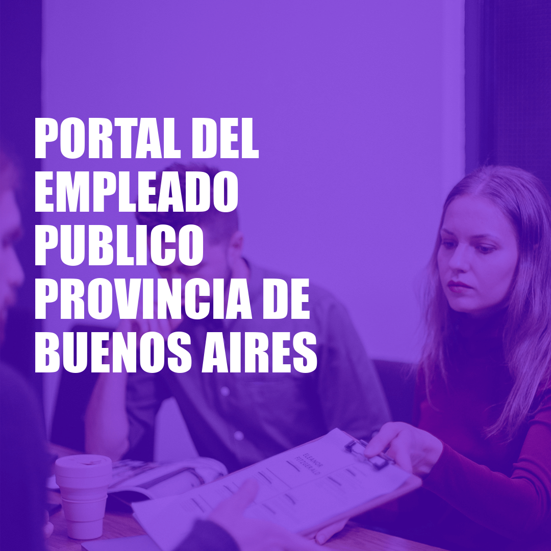 Portal del Empleado Público Provincia de Buenos Aires