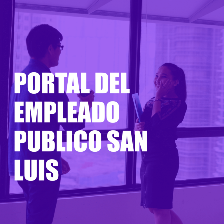 Portal del Empleado Publico San Luis