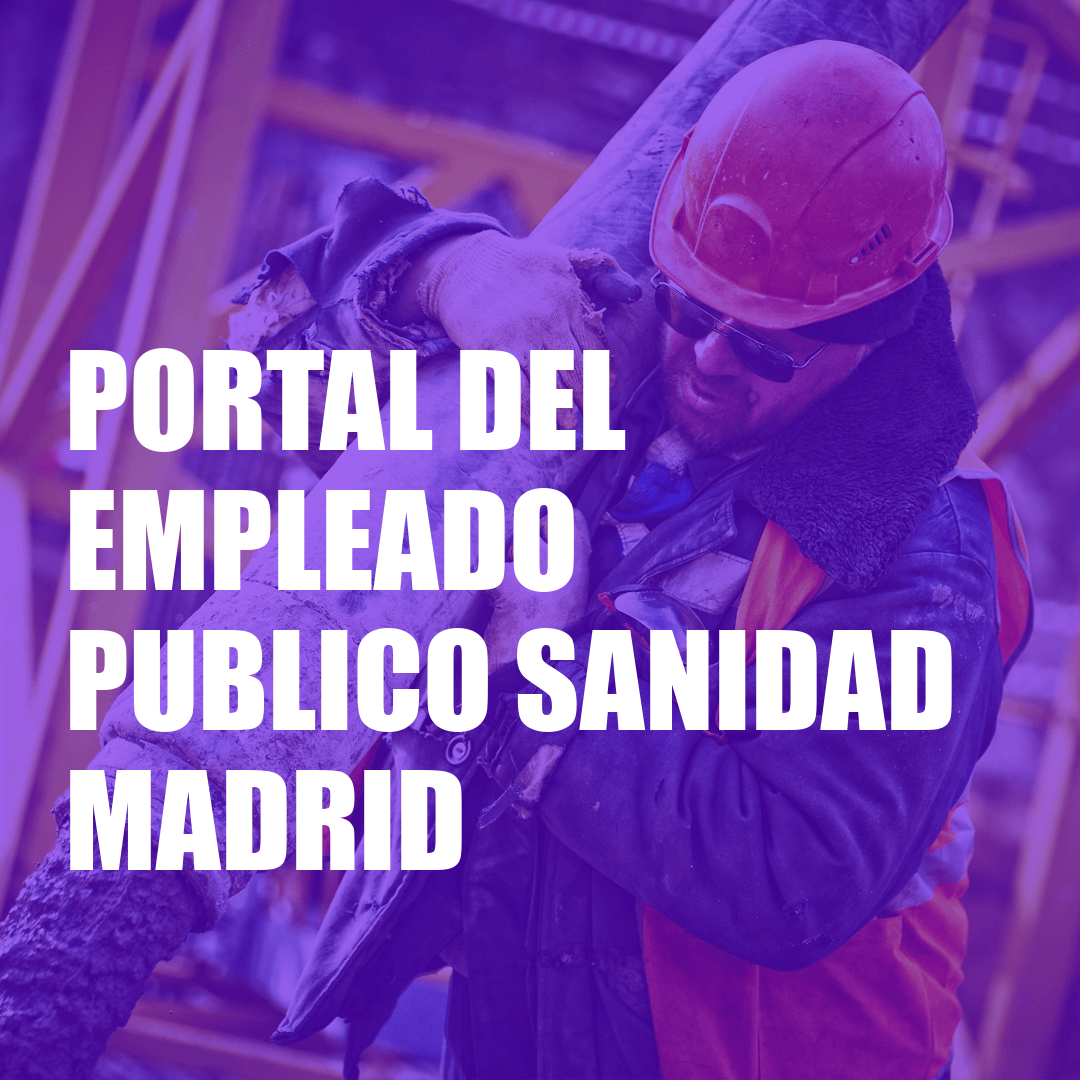 Portal del Empleado Publico Sanidad Madrid