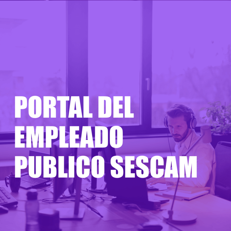 Portal del Empleado Público SESCAM
