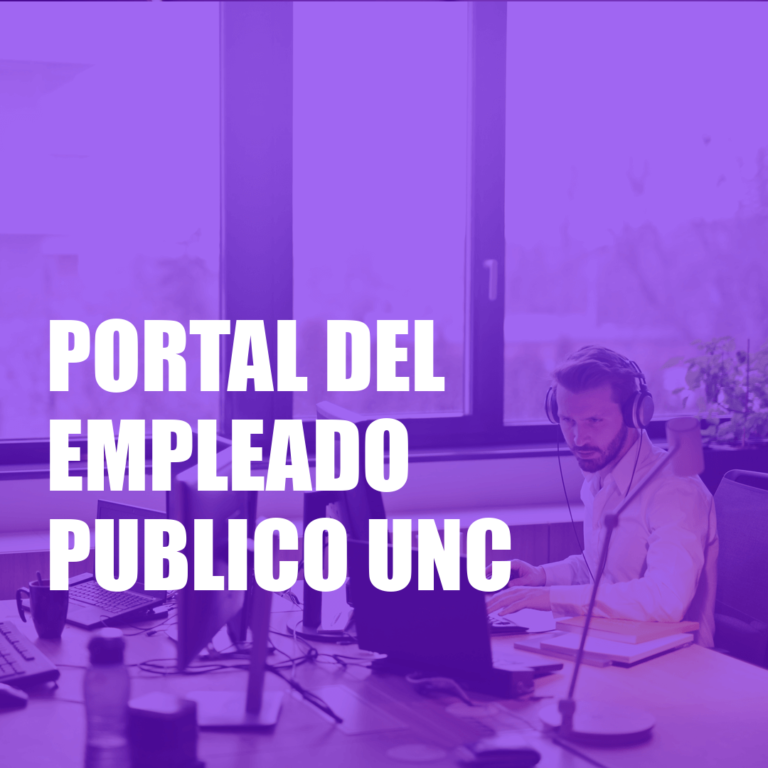 Portal del Empleado Publico Unc