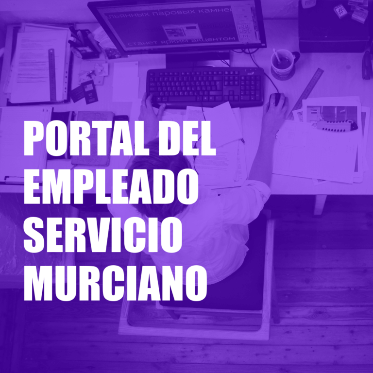 Portal del Empleado Servicio Murciano