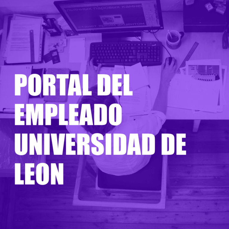 Portal del Empleado Universidad de Leon