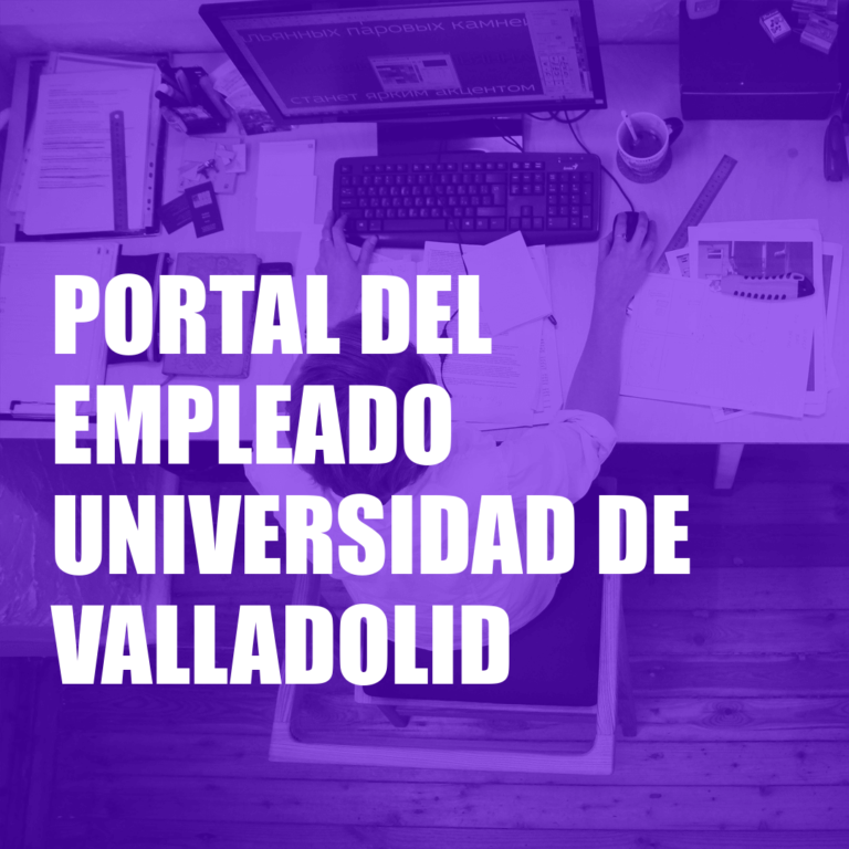 Portal del Empleado Universidad de Valladolid