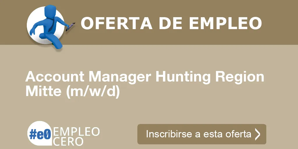 Account Manager Hunting Region Mitte (m/w/d)