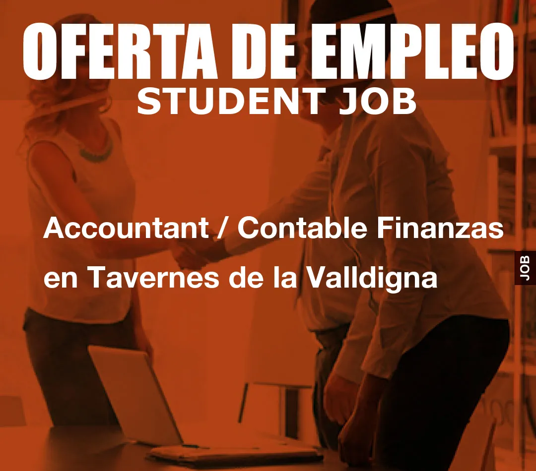 Accountant / Contable Finanzas en Tavernes de la Valldigna