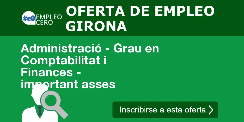 Administració - Grau en Comptabilitat i Finances - important asses Administració - Grau en Comptabilitat i Finances - important asses