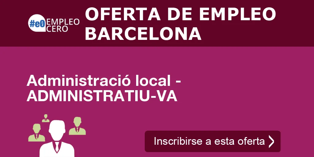 Administració local - ADMINISTRATIU-VA Administració local - ADMINISTRATIU-VA