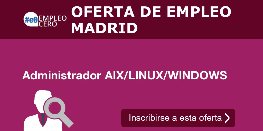 Administrador AIX/LINUX/WINDOWS Administrador AIX/LINUX/WINDOWS