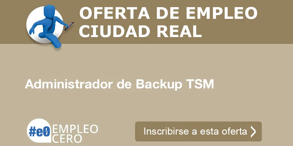 Administrador de Backup TSM Administrador de Backup TSM