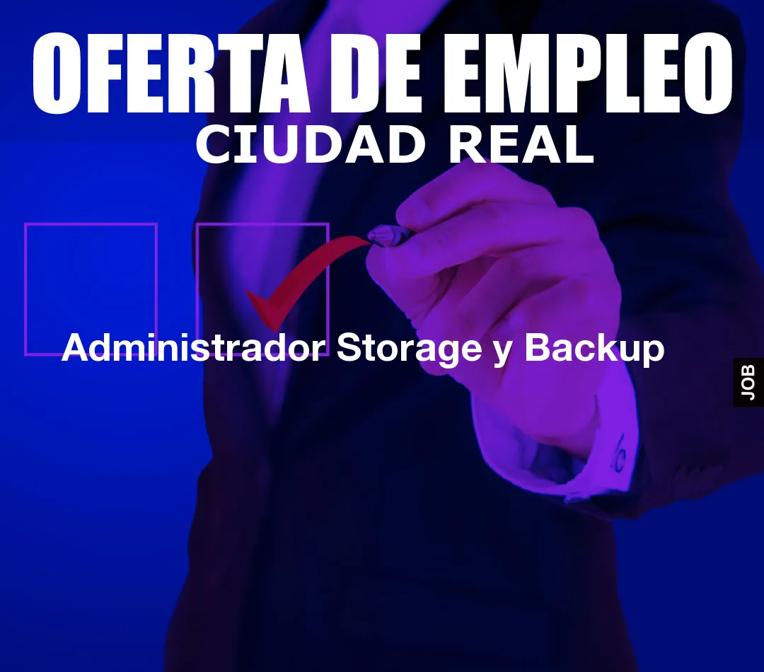 Administrador Storage y Backup