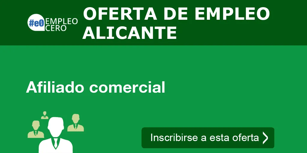 Afiliado comercial Afiliado comercial
