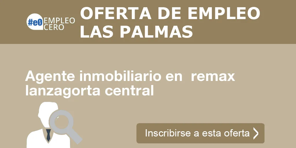Agente inmobiliario en remax lanzagorta central Agente inmobiliario en remax lanzagorta central