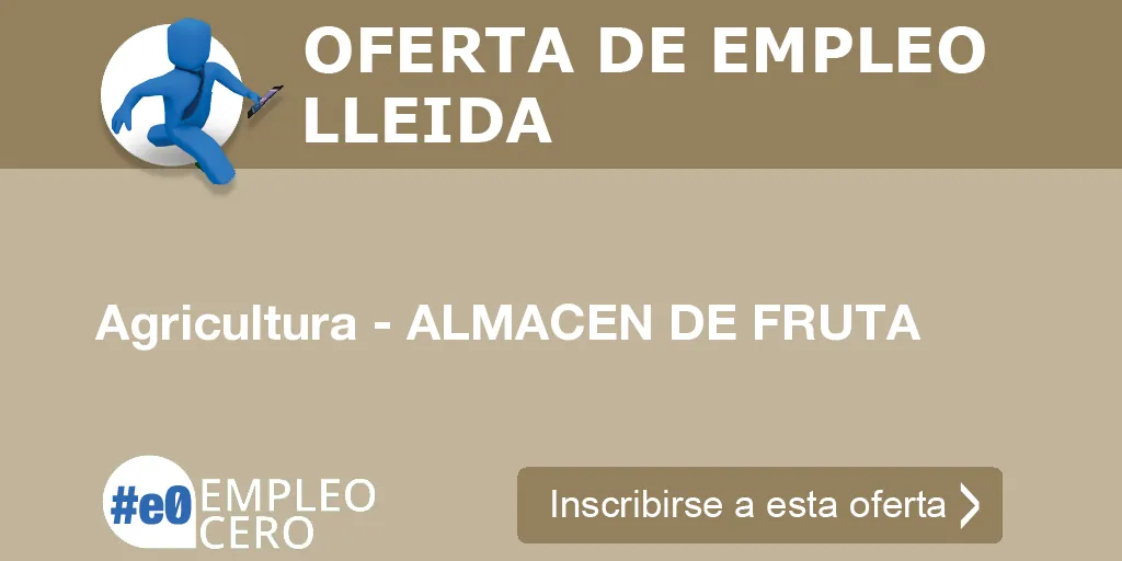 Agricultura - ALMACEN DE FRUTA Agricultura - ALMACEN DE FRUTA