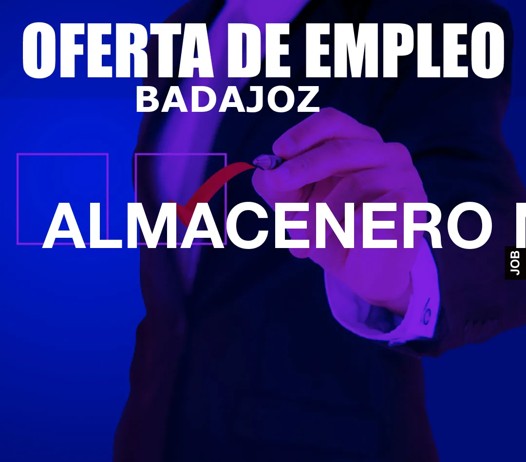 ALMACENERO MERIDA ALMACENERO MERIDA