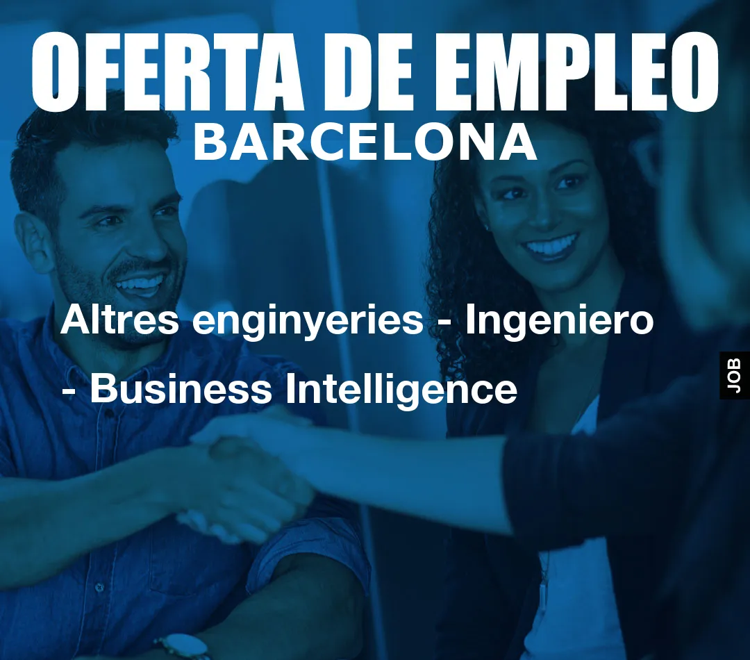 Altres enginyeries – Ingeniero – Business Intelligence