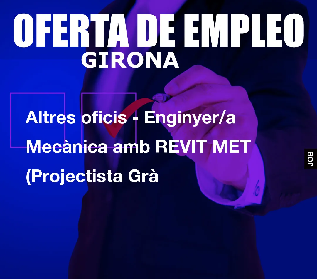 Altres oficis – Enginyer/a Mec