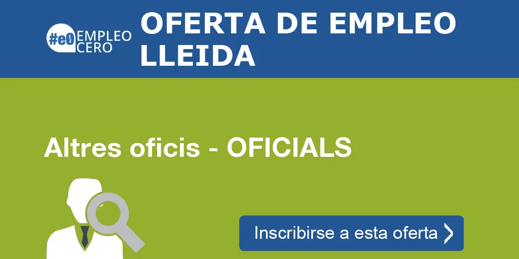 Altres oficis - OFICIALS Altres oficis - OFICIALS