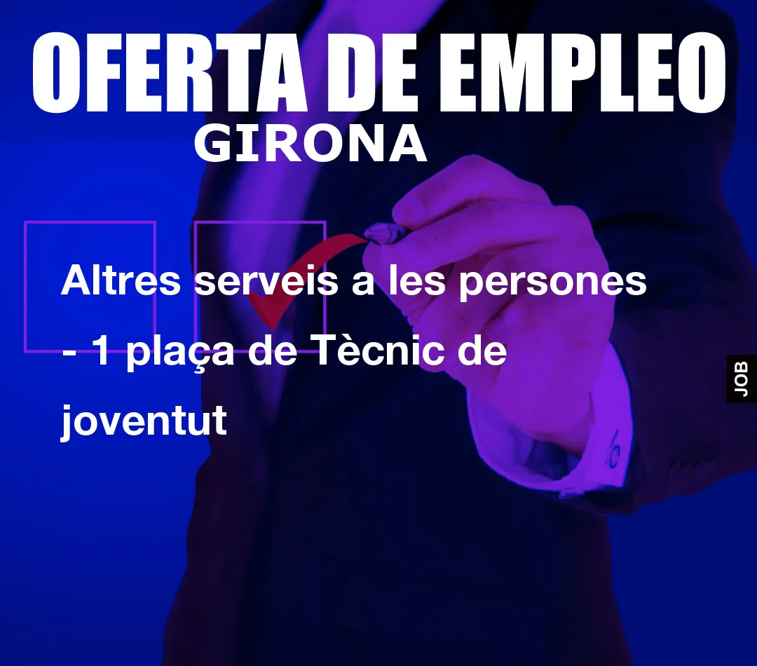 Altres serveis a les persones – 1 pla