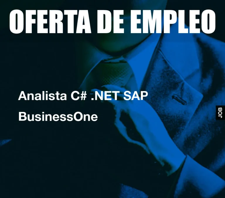 Analista C# .NET SAP BusinessOne