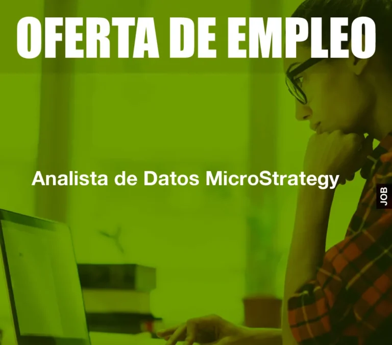 Analista de Datos MicroStrategy