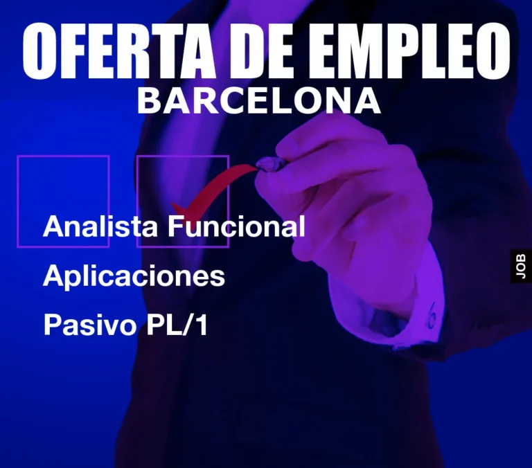 Analista Funcional Aplicaciones Pasivo PL/1