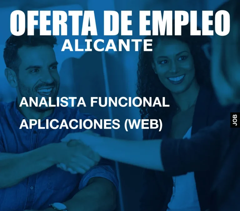 ANALISTA FUNCIONAL APLICACIONES (WEB)