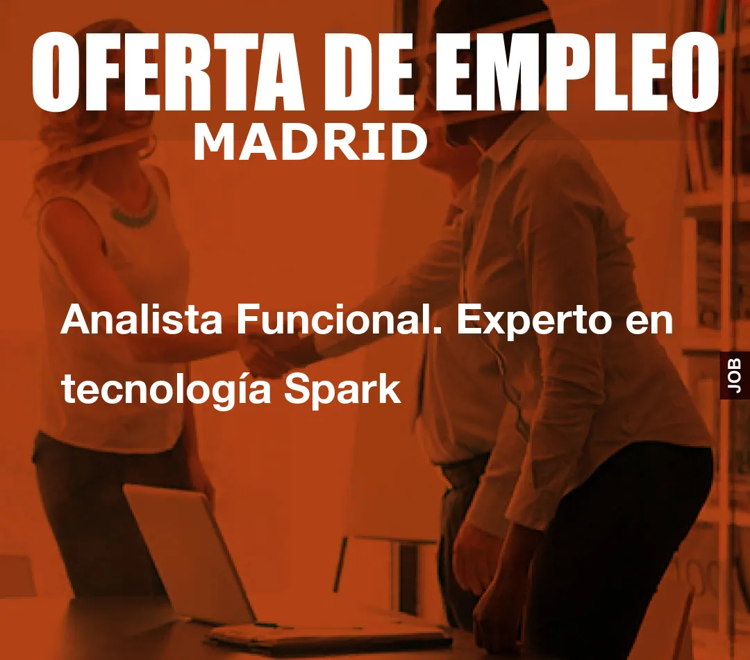Analista Funcional. Experto en tecnología Spark