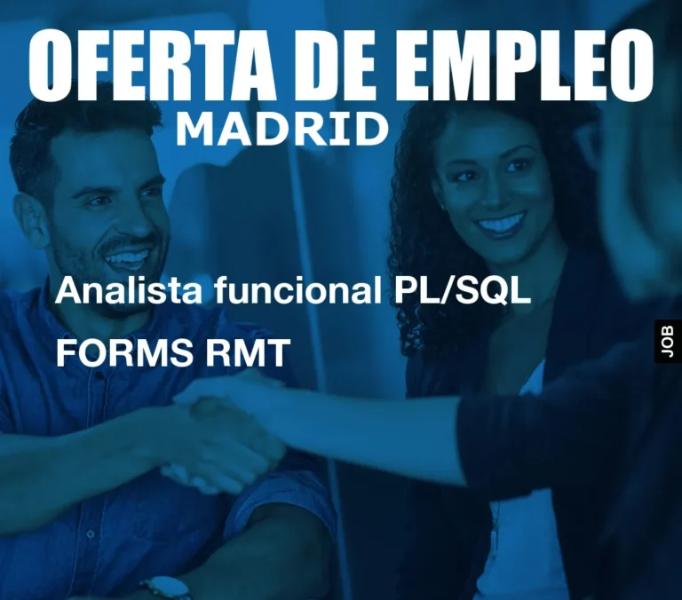 Analista funcional PL/SQL FORMS RMT